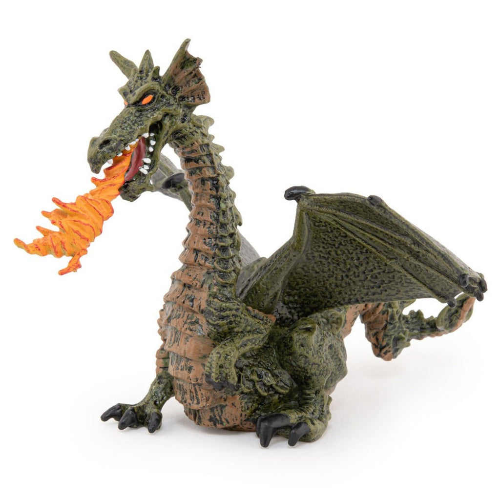 Groene Vuursluwende Draak - Speeldieren Papo - In den Olifant