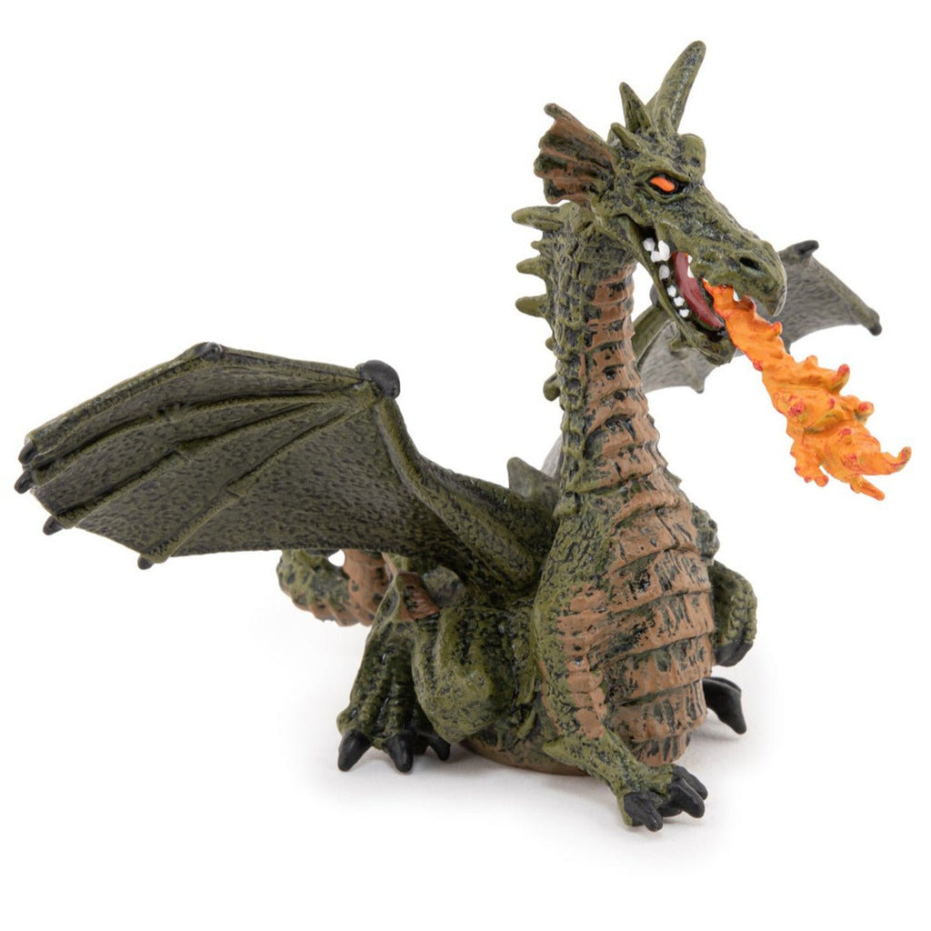Groene Vuursluwende Draak - Speeldieren Papo - In den Olifant