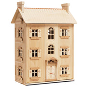 Groot poppenhuis in naturel houtkleur - 91 cm - Poppenhuizen en kastelen Le Toy Van - In den Olifant