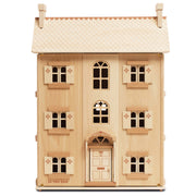 Groot poppenhuis in naturel houtkleur - 91 cm - Poppenhuizen en kastelen Le Toy Van - In den Olifant