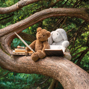 Grote beer kastanje bruin Arthur & Louison - 34 cm - Knuffelberen Moulin Roty - In den Olifant