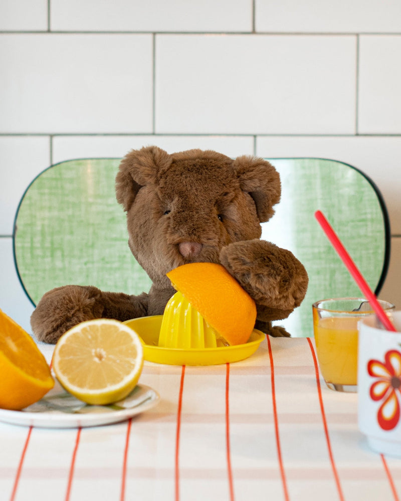 Grote beer kastanje bruin Arthur & Louison - 34 cm - Knuffelberen Moulin Roty - In den Olifant