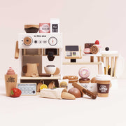 Grote houten koffiemachine - Barista Café Shop - Speelkeuken en winkeltje Le Toy Van - In den Olifant