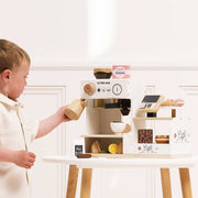 Grote houten koffiemachine - Barista Café Shop - Speelkeuken en winkeltje Le Toy Van - In den Olifant