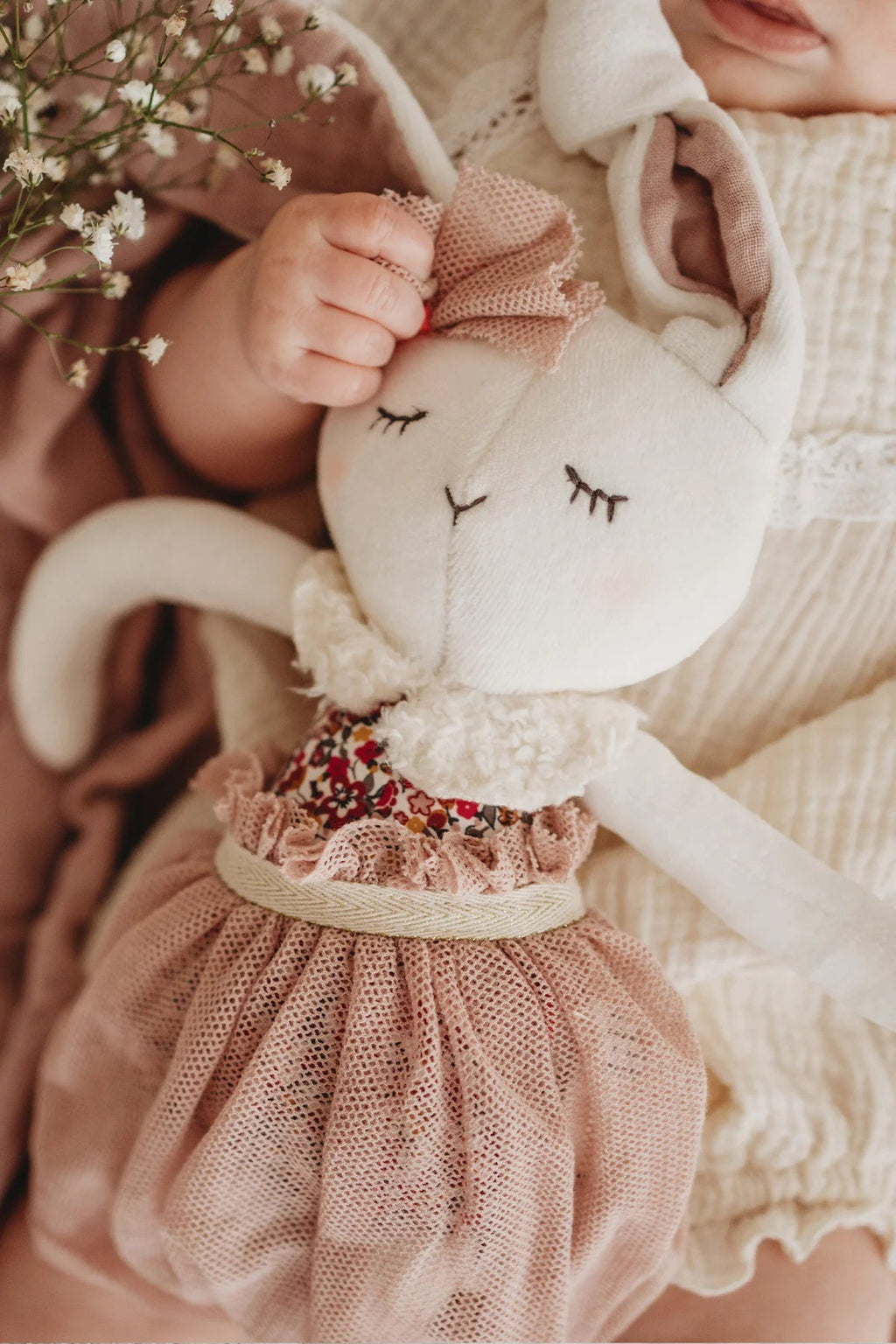 Grote knuffel Konijn Meisje - 50 cm - Konijnen Kikadu - In den Olifant