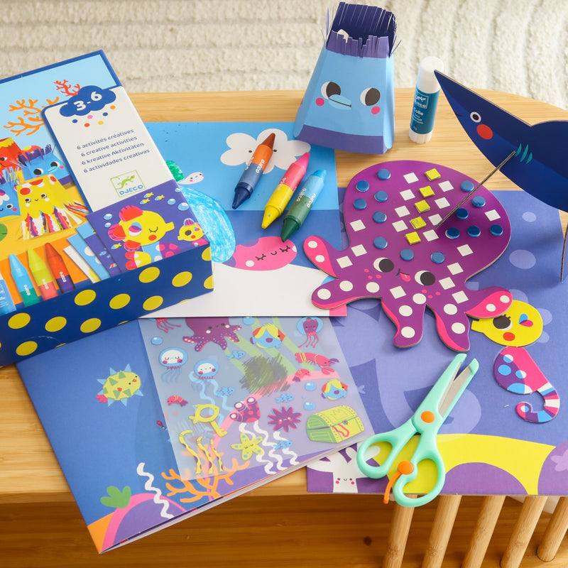 Grote Knutselkoffer - Seaside Delights - Knutselsets Djeco - In den Olifant