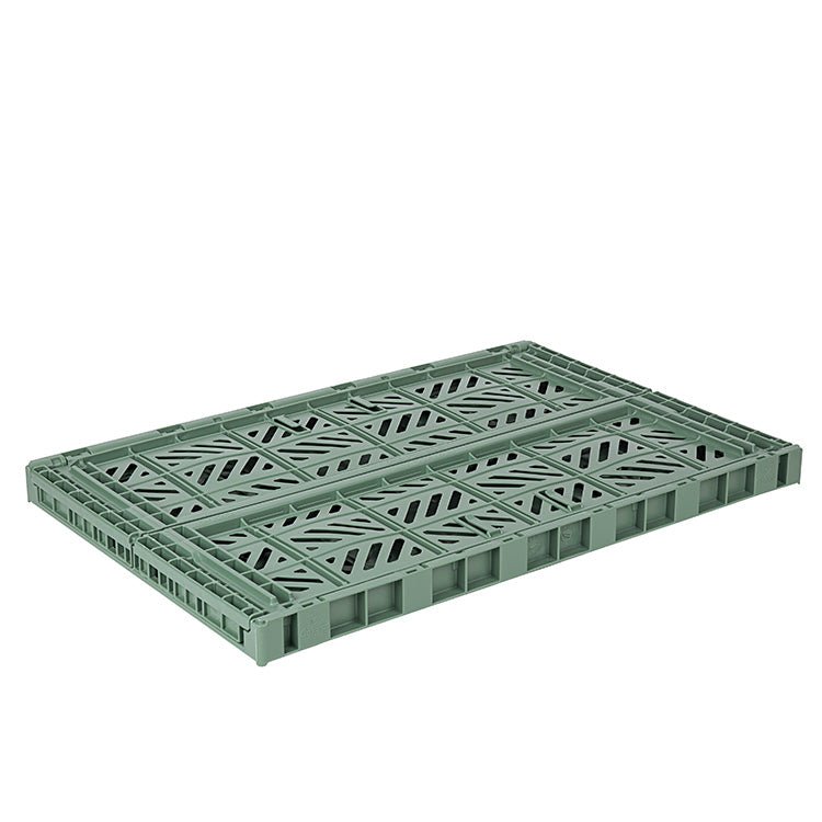 Grote Opbergmand Maxibox Foldable Crate Almond Green - 60 x 40 x 22 cm - Opbergers Aykasa - In den Olifant