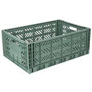 Grote Opbergmand Maxibox Foldable Crate Almond Green - 60 x 40 x 22 cm - Opbergers Aykasa - In den Olifant