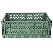 Grote Opbergmand Maxibox Foldable Crate Almond Green - 60 x 40 x 22 cm - Opbergers Aykasa - In den Olifant