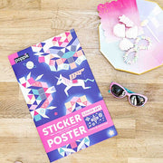 Grote Pixel Poster + 1000 Stickers Constellation | 7 - 12 Jaar - Stickers en stickersets Poppik - In den Olifant