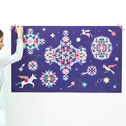 Grote Pixel Poster + 1000 Stickers Constellation | 7 - 12 Jaar - Stickers en stickersets Poppik - In den Olifant
