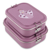 Grote RVS brooddoos - Mrs. Peacock - Lunchboxen en snackdoosjes Trixie - In den Olifant