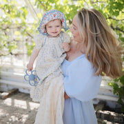 Grote tetradoek Bows - 120 x 120 cm - Tetradoeken Mushie - In den Olifant