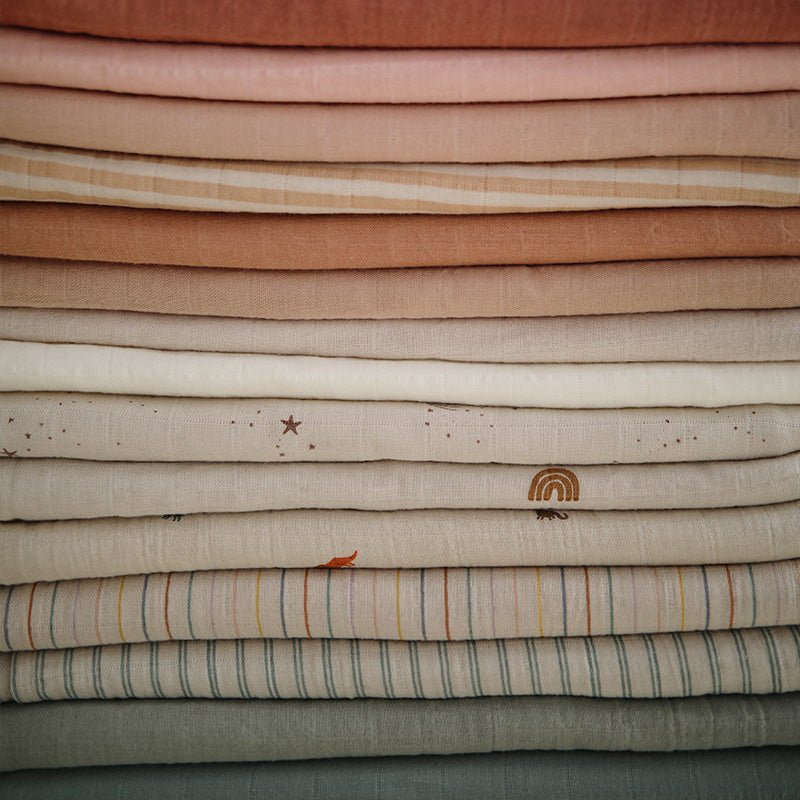 Grote tetradoek Dino - 120 x 120 cm - Tetradoeken Mushie - In den Olifant