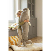 Grote Warmteknuffel Giant Whale Grey - 123 cm - XL Knuffels Senger Naturwelt - In den Olifant