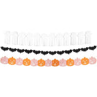 Papieren Slingers Tissue Paper Halloween Garlands - Set Van 3