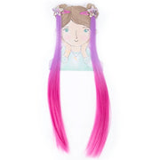 Haaraccessoire Rodeo Drive Multi Colour Clip In Extensions - set van 8 - Verkleedaccessoires Great Pretenders - In den Olifant