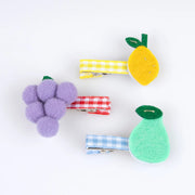Haaraccessoires Fruit Hair Clips - set van 6 - Haarspeldjes en diadeems Meri Meri - In den Olifant