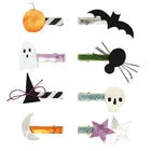 Haaraccessoires Halloween Icons Hair Clips - Set Van 8 - Haarspeldjes en diadeems Meri Meri - In den Olifant