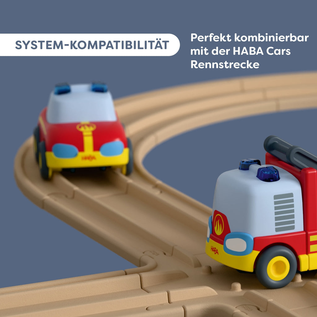 Haba Cars Brandweerset - set van 3 - Auto's en voertuigen Haba - In den Olifant