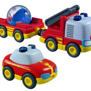 Haba Cars Brandweerset - set van 3 - Auto's en voertuigen Haba - In den Olifant