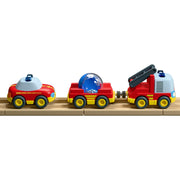 Haba Cars Brandweerset - set van 3 - Auto's en voertuigen Haba - In den Olifant