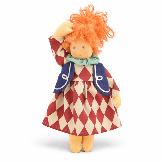 Handgemaakte Aankleedpop Anziehpuppe Tilda - 38 cm - Lappenpoppen Nanchen Natur - In den Olifant