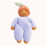 Handgemaakte Eerste Pop Blütenbaby Lavendel - 22 cm - Lappenpoppen Nanchen Natur - In den Olifant