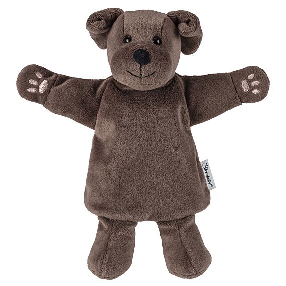 Handpop En Knuffeltje Hond | 23 Cm - Handpoppen Sterntaler - In den Olifant