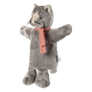 Handpop En Knuffeltje Kat | 34 Cm - Handpoppen Sterntaler - In den Olifant