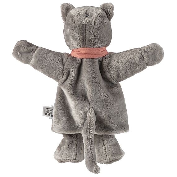 Handpop En Knuffeltje Kat | 34 Cm - Handpoppen Sterntaler - In den Olifant