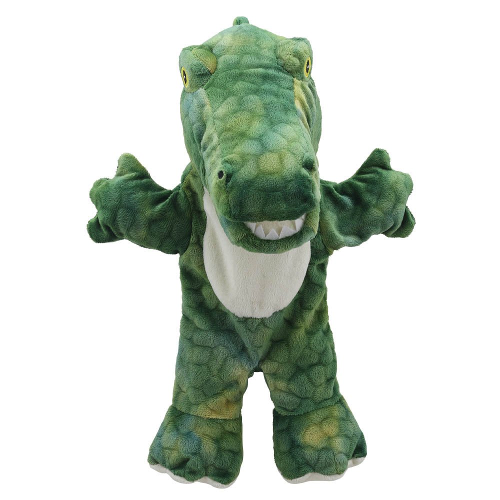 Handpop Knuffel Krokodil - Eco Walking Puppets - Handpoppen The Puppet Company - In den Olifant