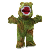 Handpop Knuffel T - Rex - Eco Walking Puppets - Handpoppen The Puppet Company - In den Olifant