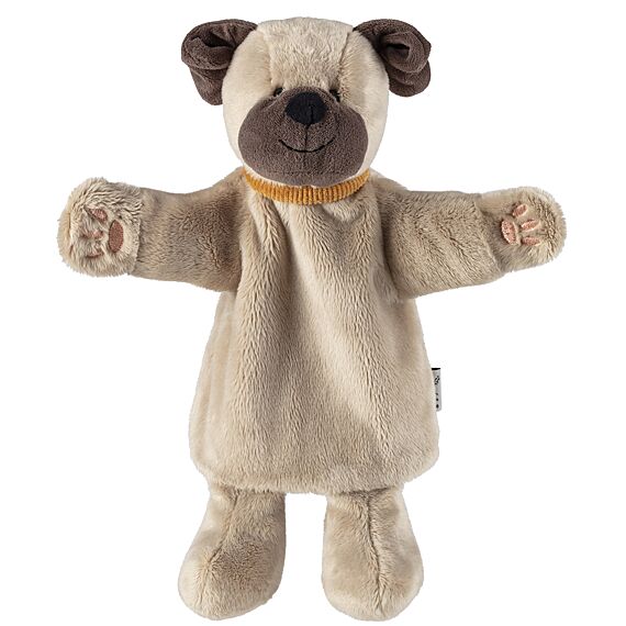 Handpop Knuffeltje Hond | 34 Cm - Handpoppen Sterntaler - In den Olifant