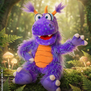 Handpop Ratschepü - 52 cm - Handpoppen Living Puppets - In den Olifant