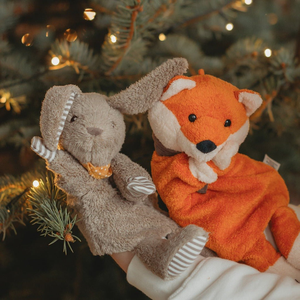 Handpop Vos - 38 cm - Handpoppen Sterntaler - In den Olifant