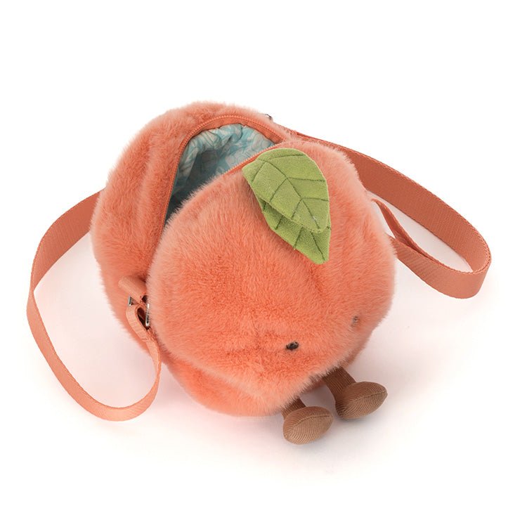 Handtas Amuseables Peach Shoulder Bag - 18 cm - Tassen en portemonnees Jellycat - In den Olifant