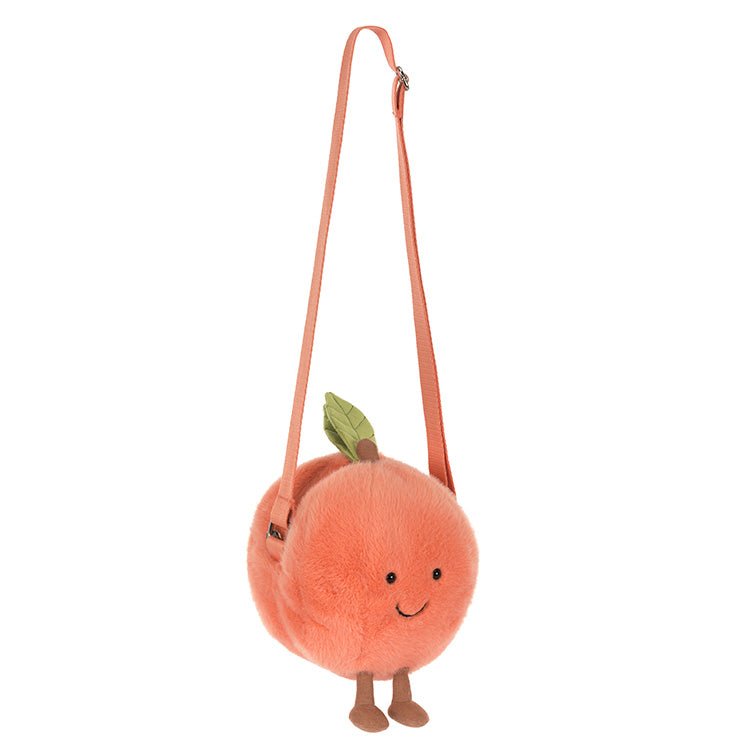 Handtas Amuseables Peach Shoulder Bag - 18 cm - Tassen en portemonnees Jellycat - In den Olifant