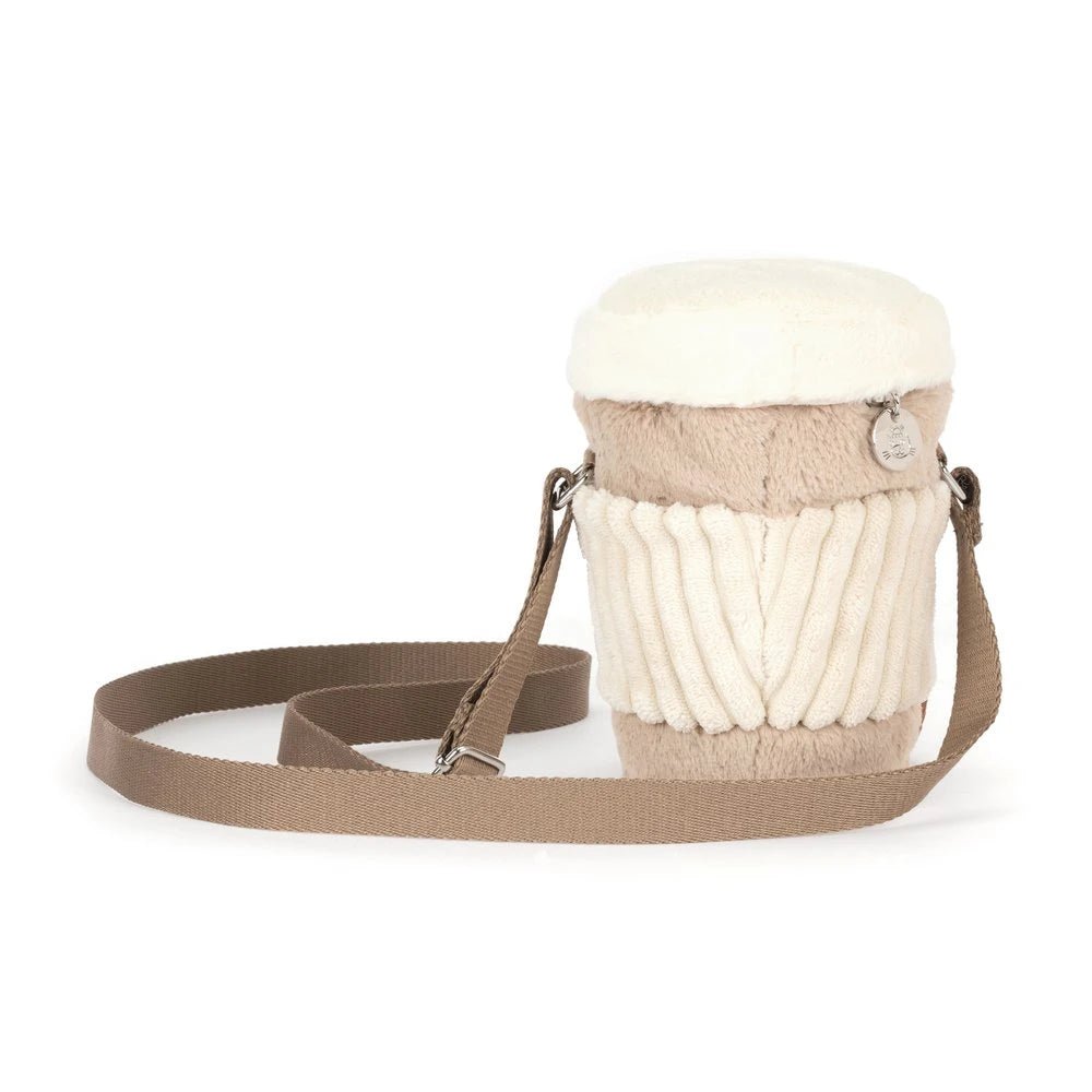 Handtas Amuseables Perkle Coffee Shoulder Bag - 20 cm - Tassen en portemonnees Jellycat - In den Olifant