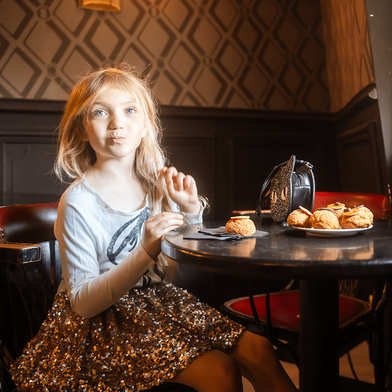 Handtas Cat's Meow Black Chunky Glitter Kitty Purse - Tassen en portemonnees Great Pretenders - In den Olifant