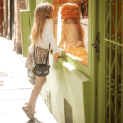 Handtas Cat's Meow Black Chunky Glitter Kitty Purse - Tassen en portemonnees Great Pretenders - In den Olifant