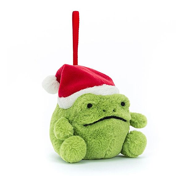 Hangend knuffeltje Ricky Rain Frog Decoration - Fantasieknuffels Jellycat - In den Olifant
