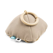 Hangspeeltje Baby contrast card holder Deer friends Sand - Activiteitenspeelgoed Done by Deer - In den Olifant