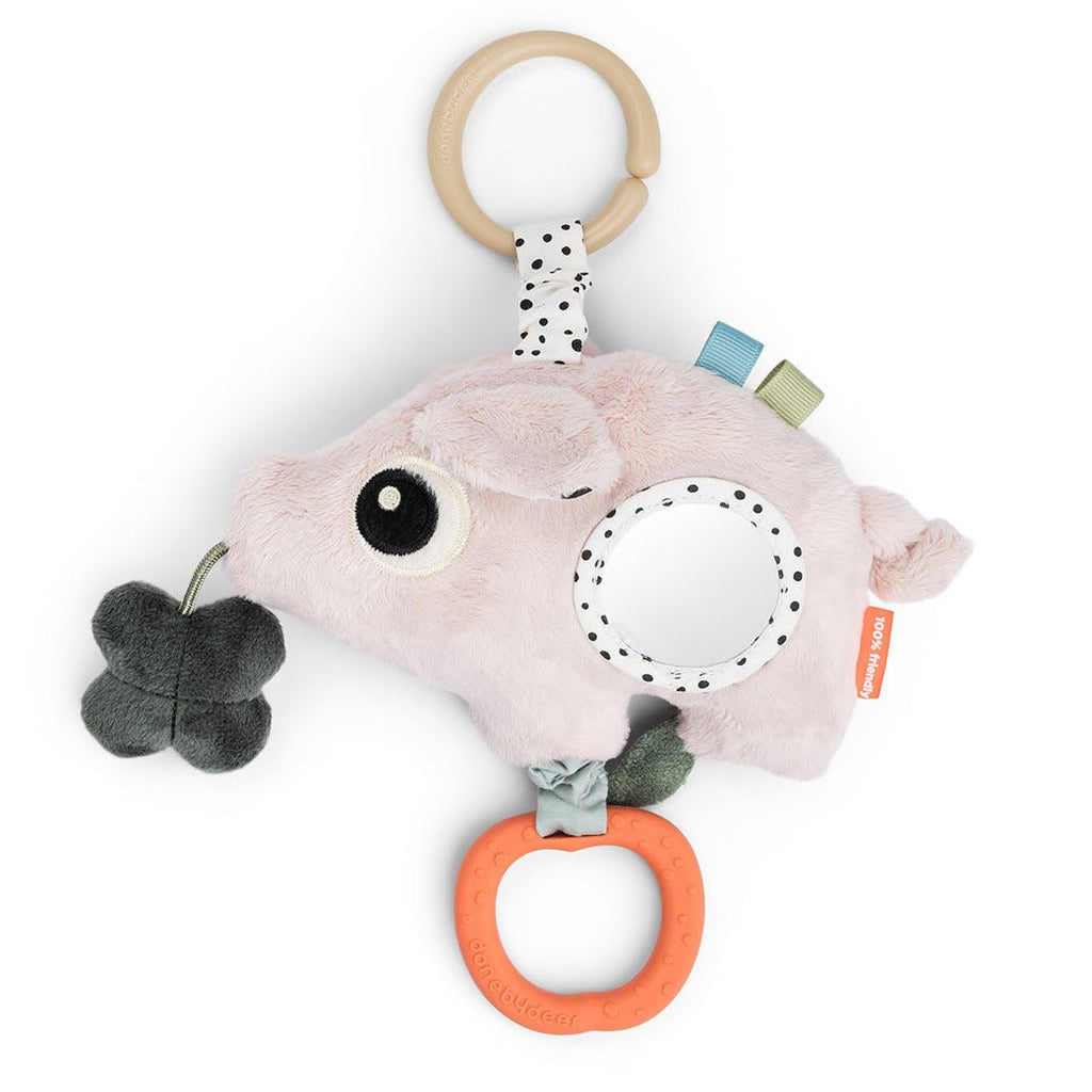 Hangspeeltje met bijtelement - Pigee Powder - Activiteitenspeelgoed Done by Deer - In den Olifant