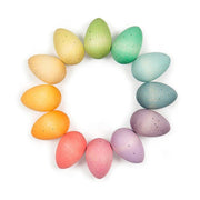 Happy Eggs - Set Van 12 Eieren - Open ended speelgoed Grapat - In den Olifant