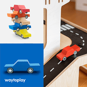 Heen En Weer Waytoplay Auto | Oranje - Auto's en voertuigen Waytoplay - In den Olifant