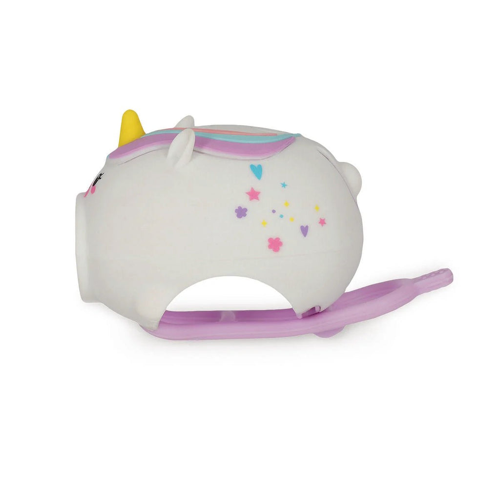 Herlaadbaar fietslampje met bel - Unicorn - Fietsaccessoires Legami - In den Olifant