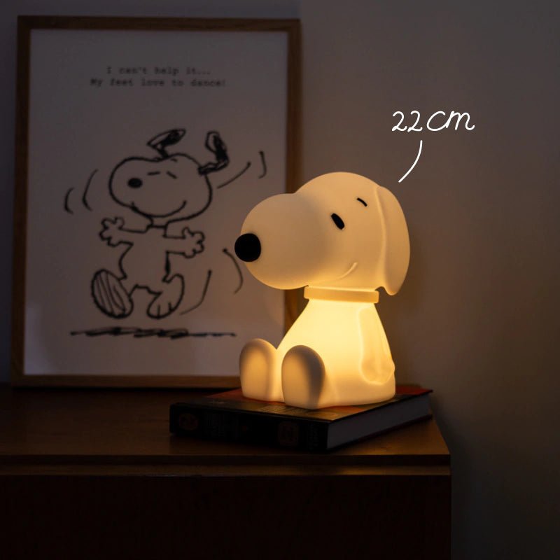 Herlaadbaar lampje Snoopy First Light - 22 cm - Nachtlampjes Mr Maria - In den Olifant