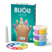 Hey Clay Bijoux Rings Flower - 3 potjes - Boetseren Hey Clay - In den Olifant