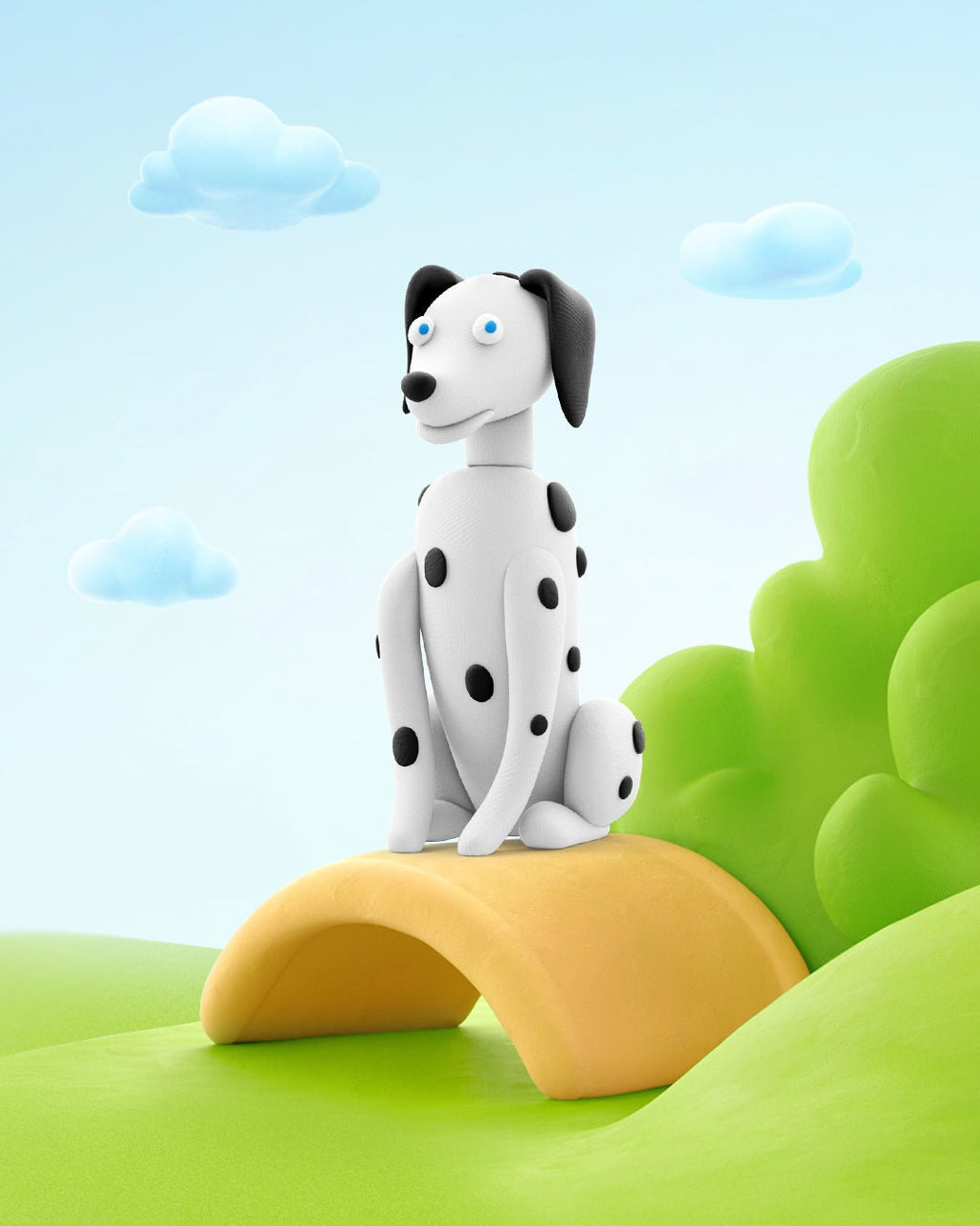 Hey Clay boetseerset Dog Duddies - 15 potjes - Boetseren Hey Clay - In den Olifant